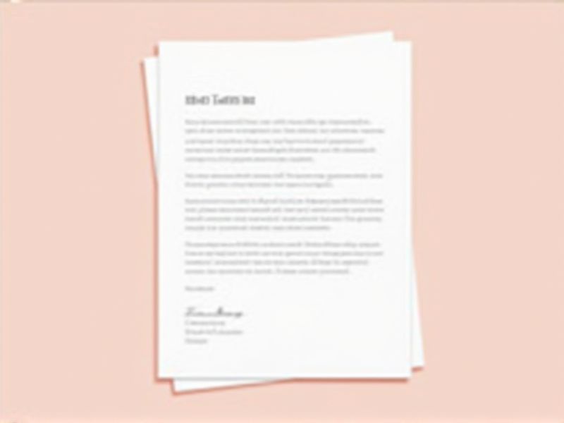 Examples and Template for Writing an Application Letter