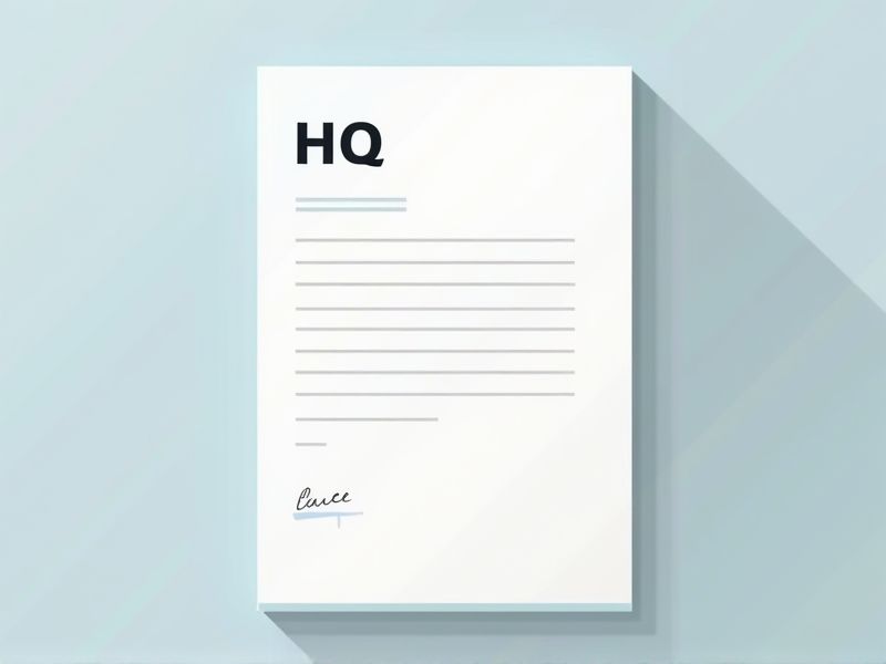 Examples and Template for Letter Format for a Headquarters Company