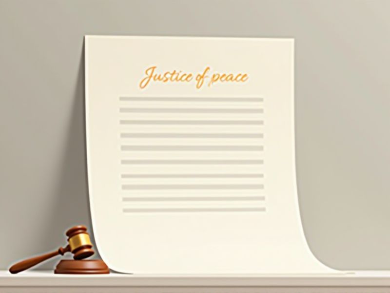 Examples and Templates for Writing Letters to a Justice of the Peace