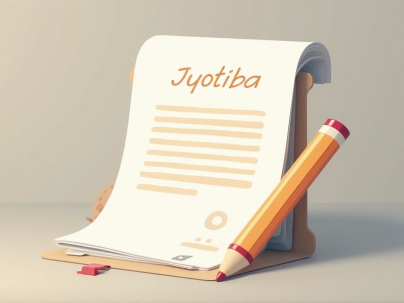 Examples and Template for Jyotiba Letter Format
