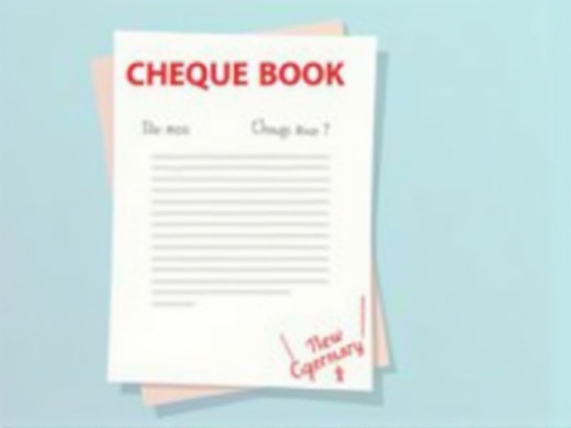Template and Examples for Requesting a New Cheque Book via Letter