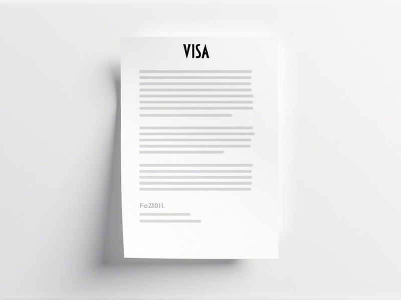 Template and Examples for VZ Visa Application Letter Format