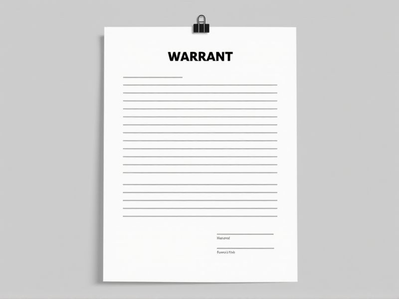 Examples and Template for Writing an Arrest Warrant Letter