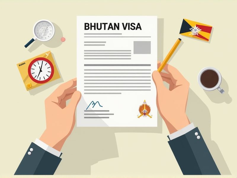 Template and Examples for Bhutan Visa Application Letter