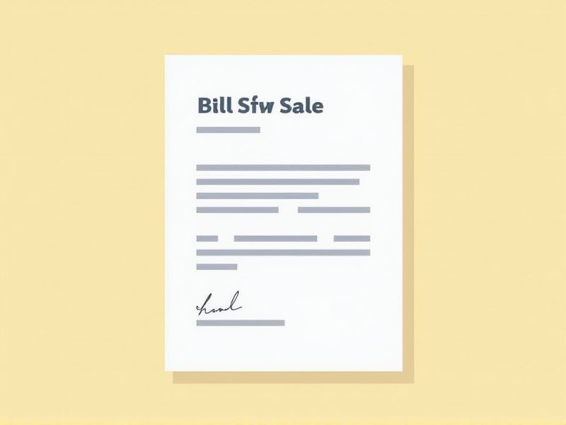 Examples and Template for Bill of Sale Letter Samples