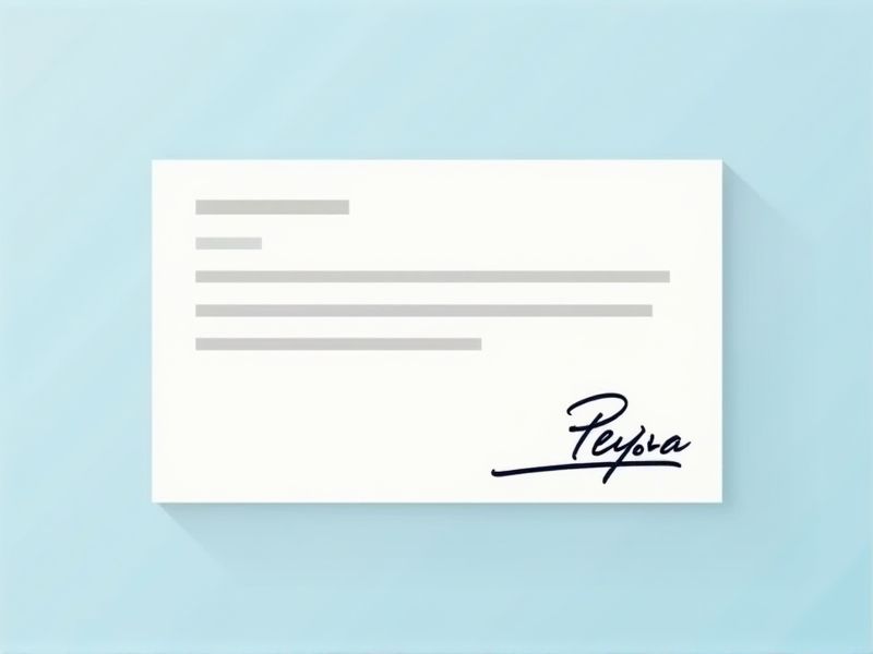 Examples and Templates for Electronic Signature Letter Samples