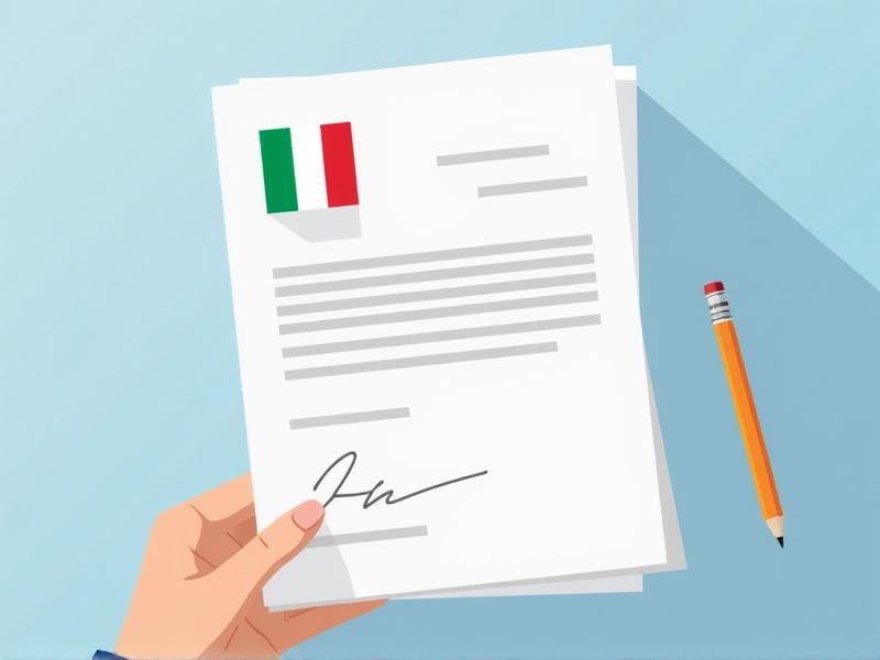 Examples and Template for Italian Visa Application Letter