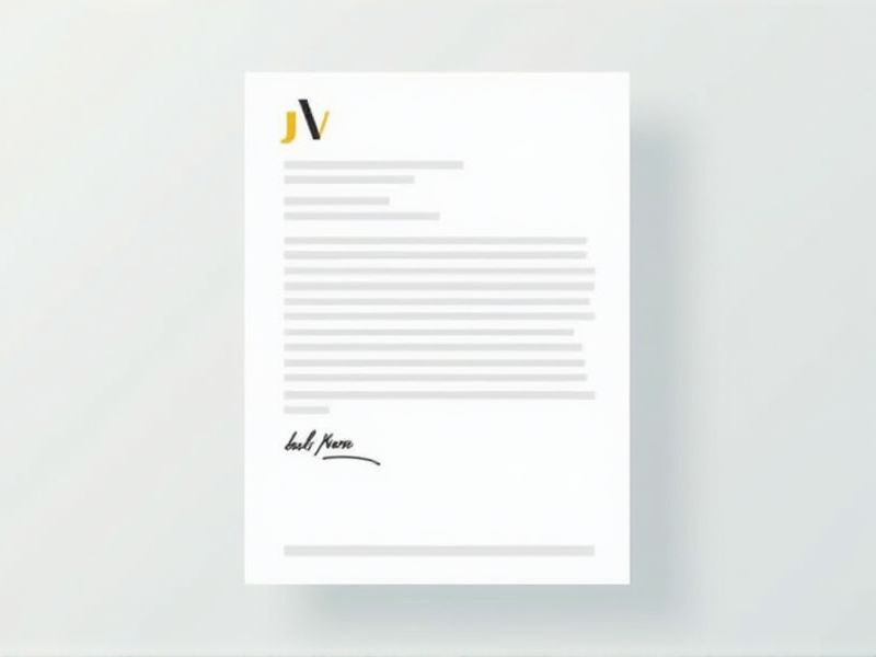 Template and Examples for Joint Venture Application Letters
