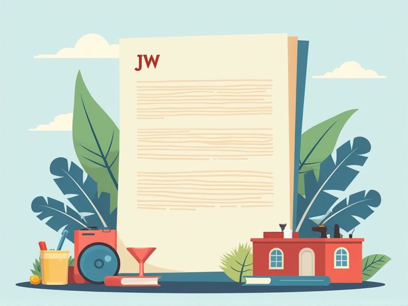 Letter Templates and Examples for JW Hotel Reservations
