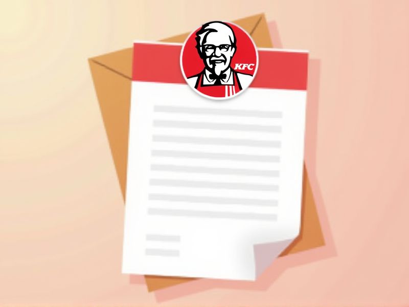 Letter Samples and Examples for KFC Job Applications