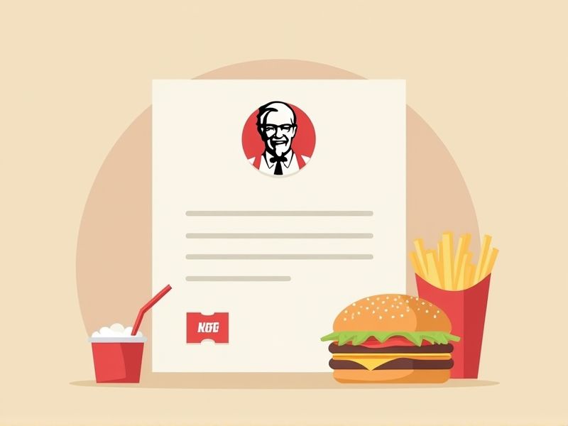 Letter Template and Examples for Placing a KFC Order