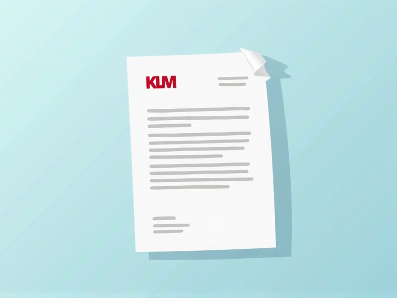 Letter Samples and Examples for KLM Company Communication