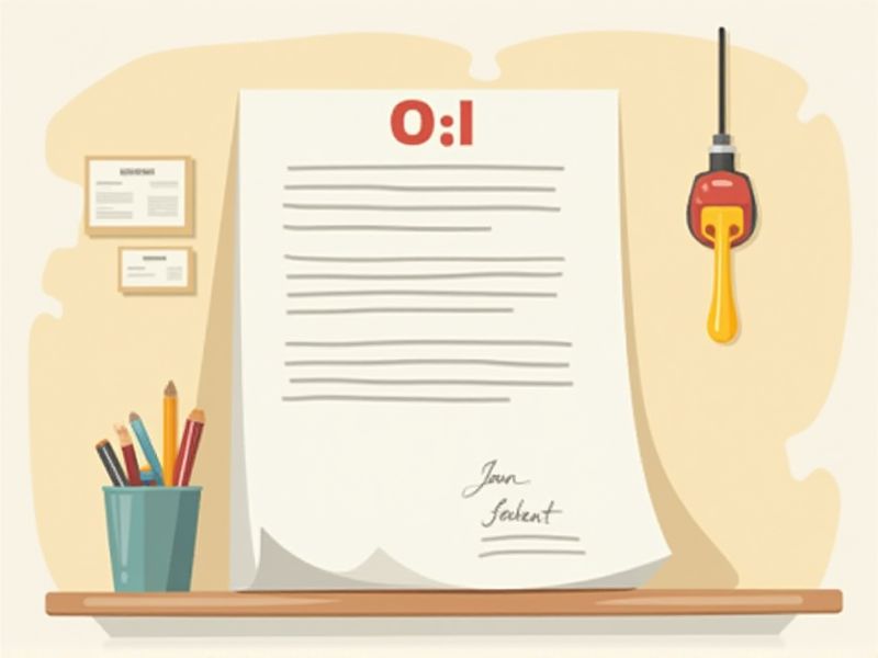 Sample Letter Templates for Requesting an Oil Change