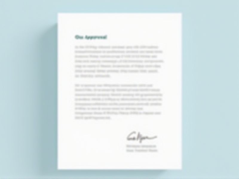 Template and Examples for QoS Approval Letter Samples