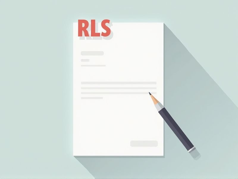 Letter Samples and Examples for RLS Application