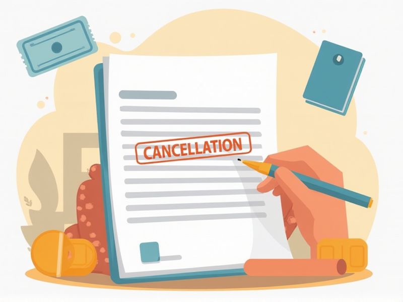 Examples and Template for Ticket Cancellation Letter
