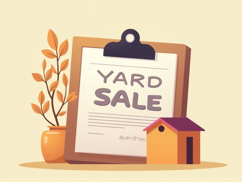 Sample Letter Templates for Hosting a Yard Sale
