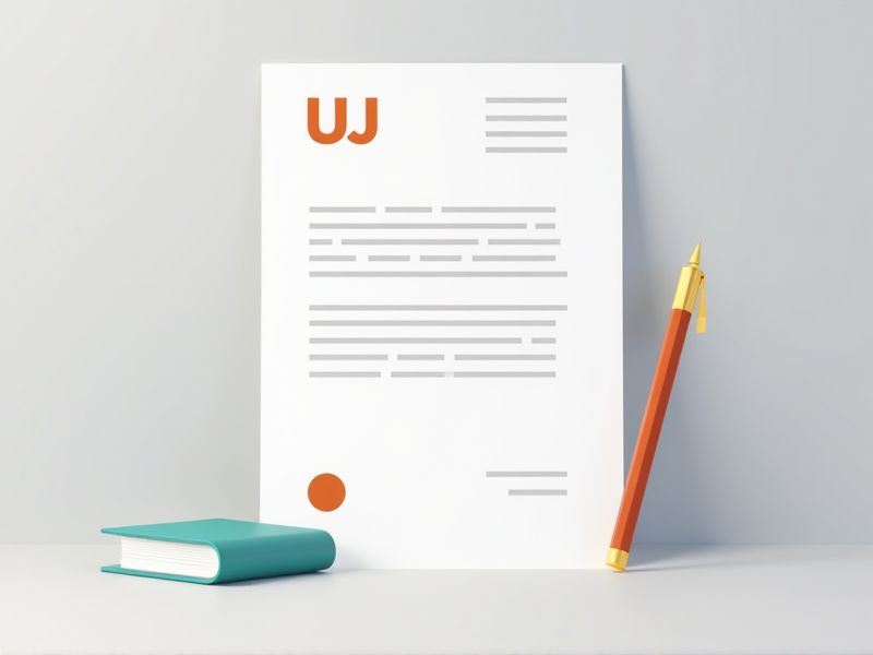 Template and Examples for UJ Scholarship Application Letters